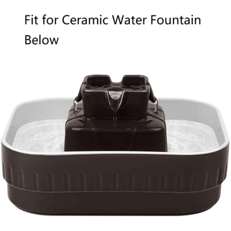 Filtros de repuesto para fuente de cerámica para mascotas, filtro de bomba de fuente de agua de grado alimenticio, hecho de carbón activado y algodón PP - imagen 4