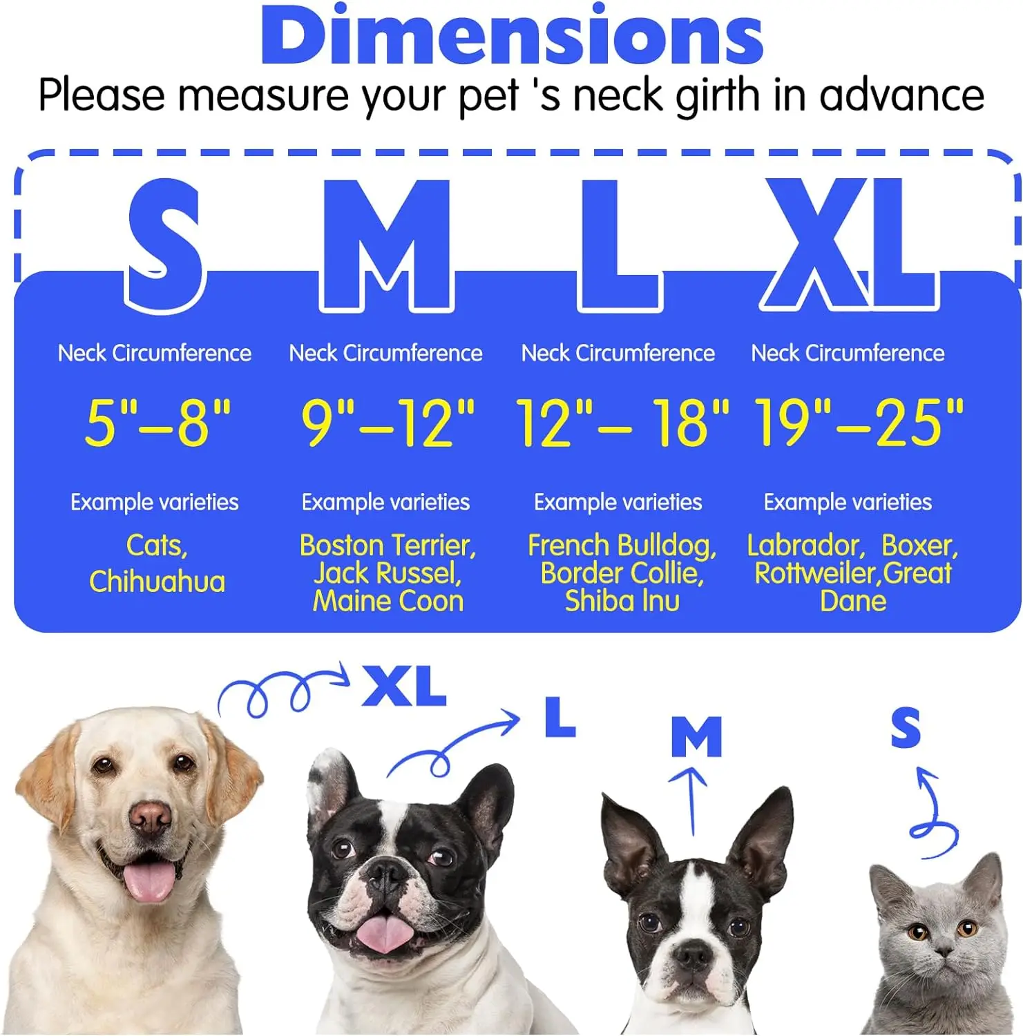 Yumuşak Şişme Köpek Tasması Elizabeth Koni Alternatifi, Küçük ve Büyük Köpekler için Ameliyat Sonrası Kurtarma Donut, Yaraları Yalamak Durdurur - imagen 3