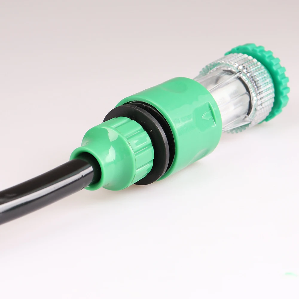 Conector rápido de rosca, adaptador de riego de jardín, junta transparente de agua para lavado de coches con filtro, adaptador de agua - imagen 5