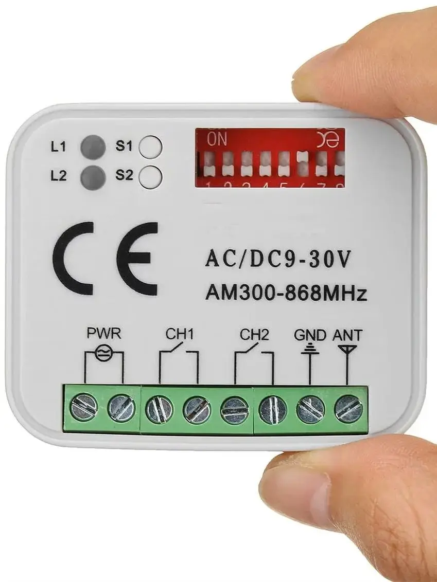 Receptor universal de 2 canales para sistemas de acceso