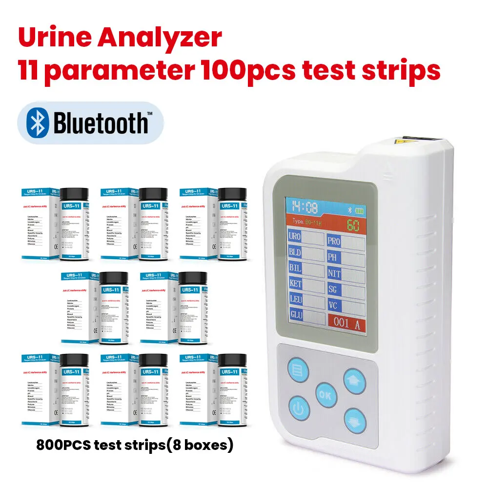 11 parámetros analizador de orina tira reactiva accesorios tiras de análisis de orina para BC401 BT BC400 - imagen 3
