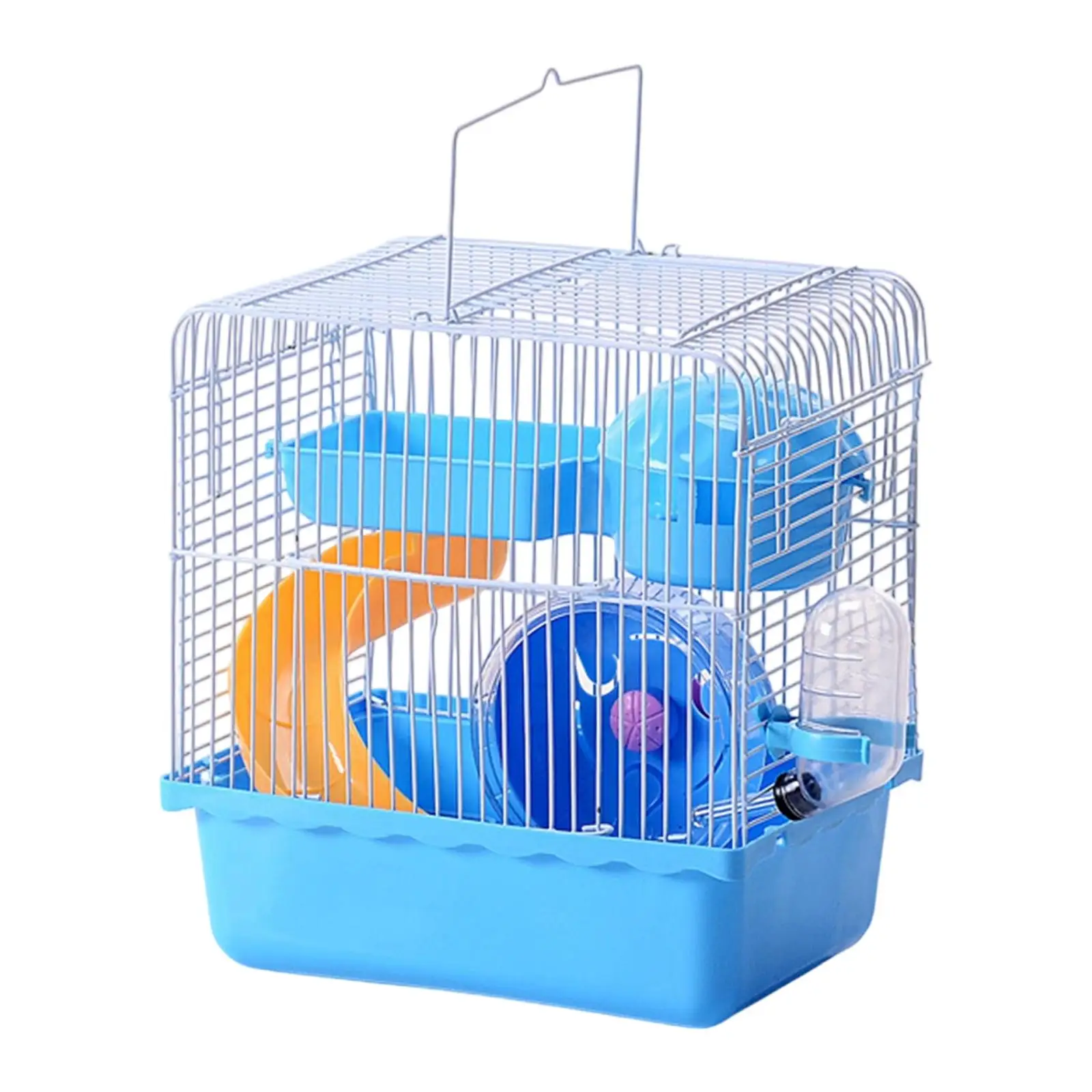 Guinea Pig Cage Travel Rat Cage Ventilated Accessory Easy to Carry for Temporary Housing Multipurpose Small Animal Carrier