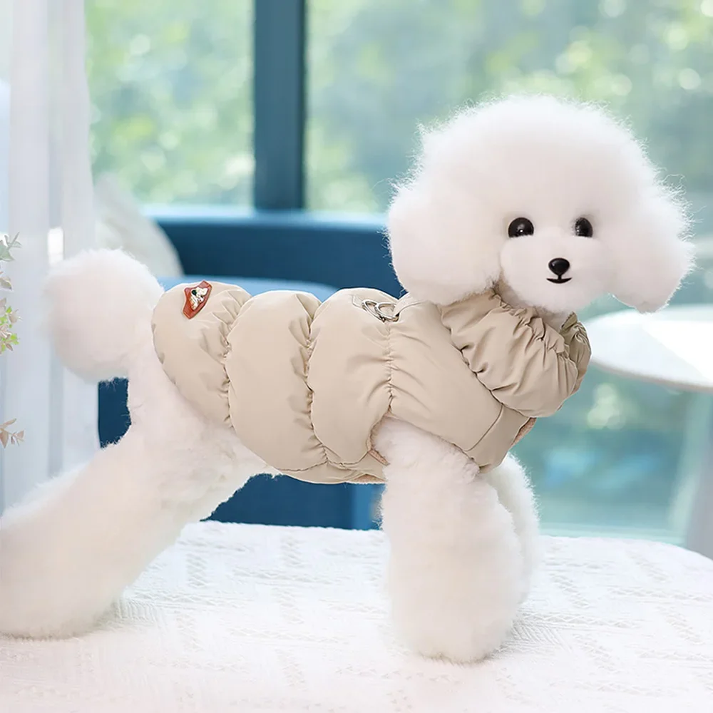 Abrigo acolchado para perros y gatos – Ideal para Caniche, Bulldog Francés y Chihuahua - imagen 4
