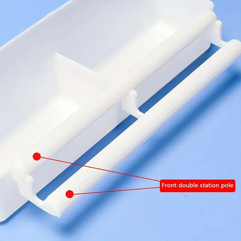 1 ud. - Comedero para loros con soporte de rejilla doble