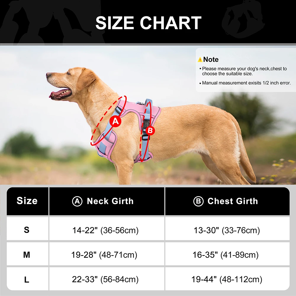 Arnés de malla transpirable para perros, chaleco reflectante de nailon para perros, chaleco de entrenamiento duradero para mascotas, ajustable para perros pequeños, medianos y grandes - imagen 5