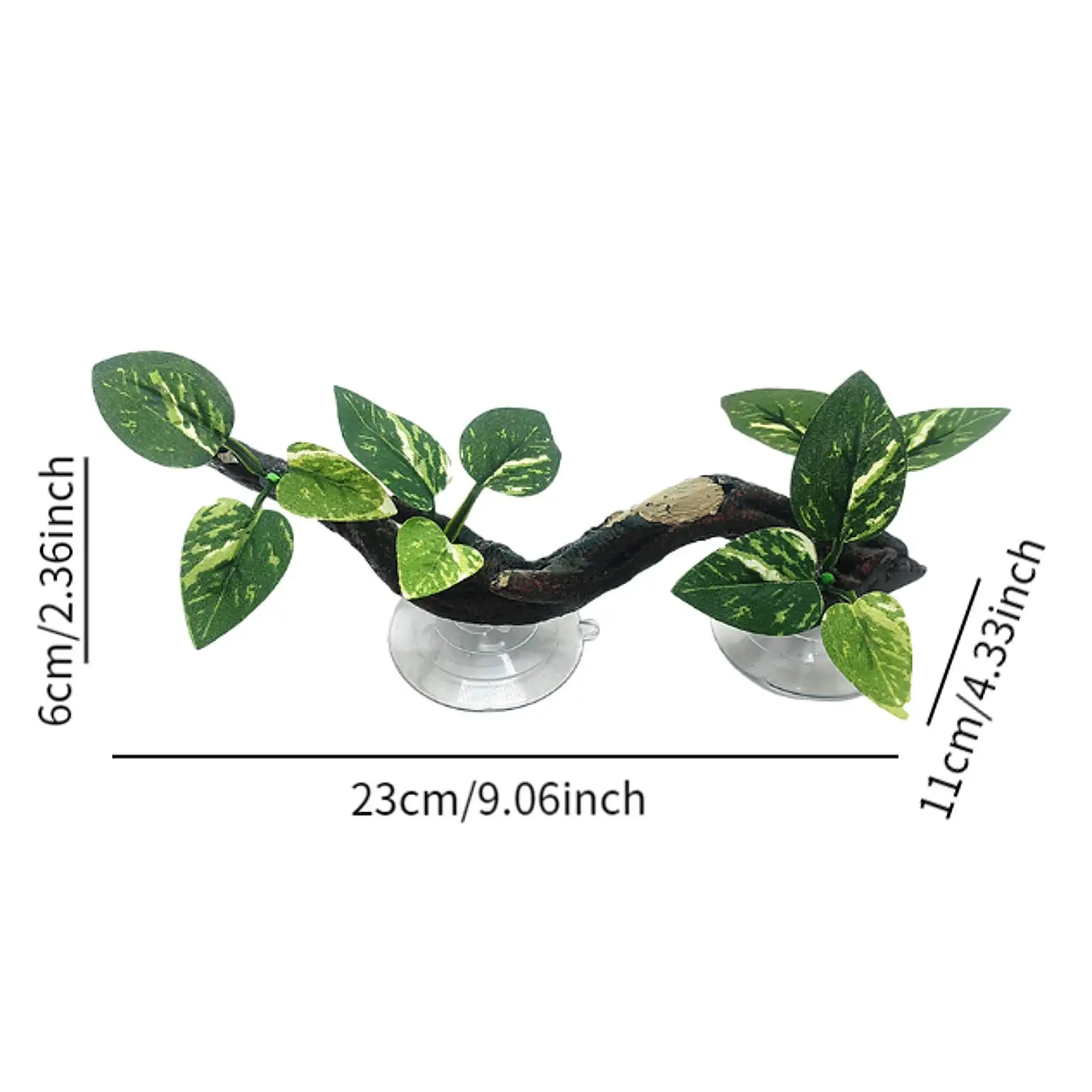 Gecko Plant Ornament Reptile Corner Branch Aquarium Amphibian Lizard Habitat Decor Decoration Reptile Climb Tree Branch Decor