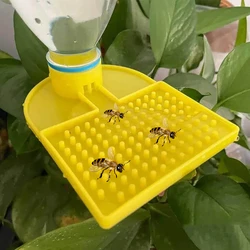 Dispositivo de agua potable para abejas, alimentador de entrada en colmena, adaptador de botella Mineral interna, suministros de apicultura anojamiento