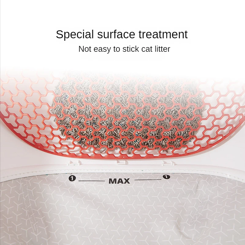 Petkit-esterilla para caja de arena de gato PURA MAX, almohadilla de alto rendimiento, tres almohadillas de prevención, cojín de inodoro para gato, accesorios para arenero - imagen 4