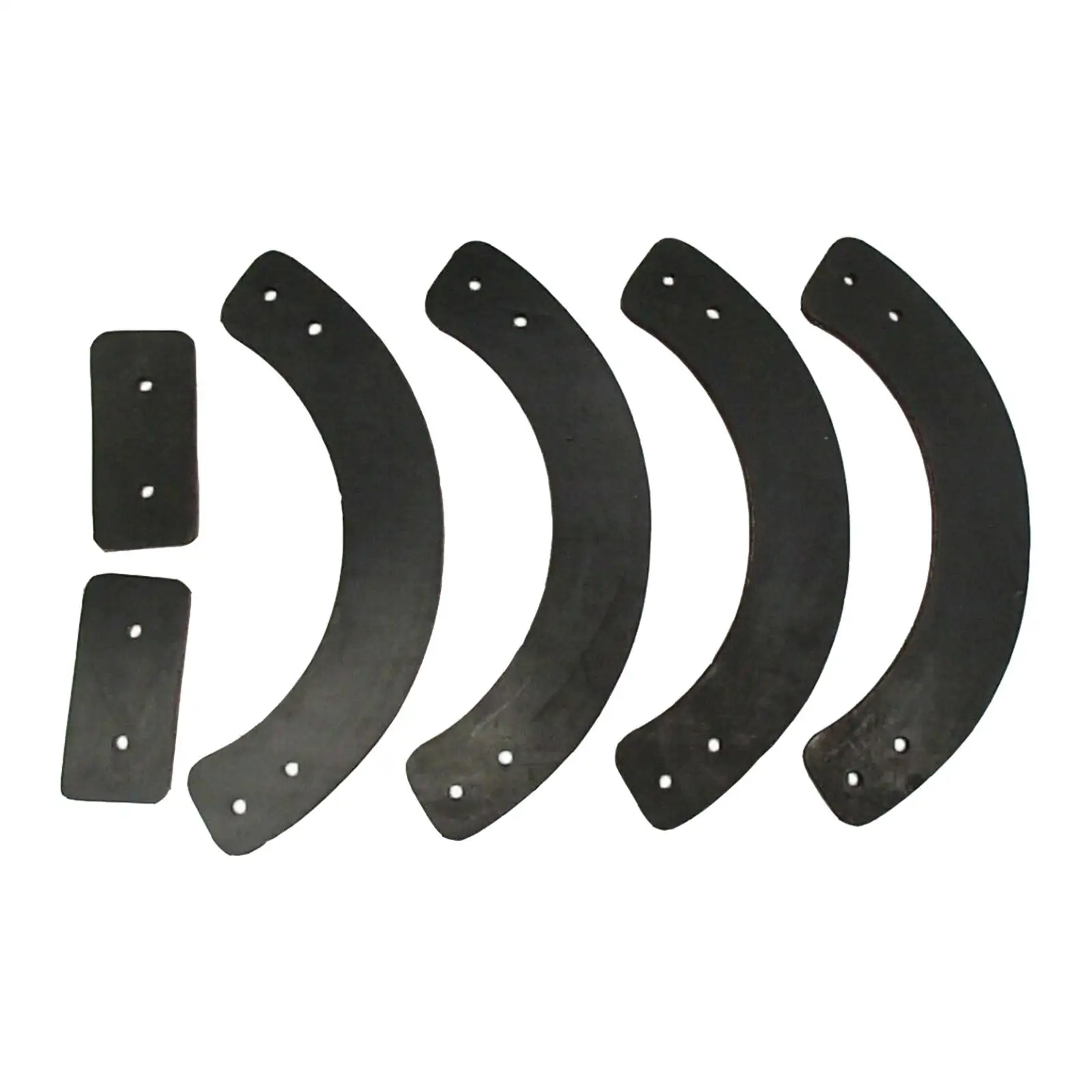 Reparación de paletas de goma para soplador de nieve, repuesto para exteriores, mantenimiento fácil de instalar, 780-035 13167 735-04033, repuesto para lanzador de nieve, 6 uds. - imagen 3