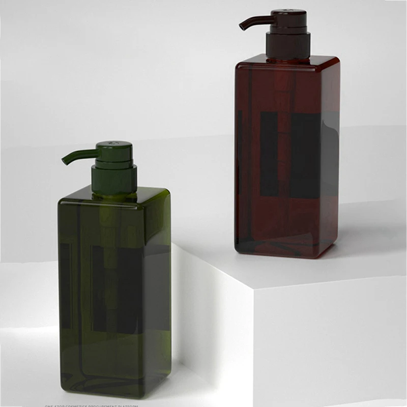 Dispensador de jabón con bomba para manos, botella vacía para champú, loción líquida, accesorios de baño, 250/450/650ml - imagen 4