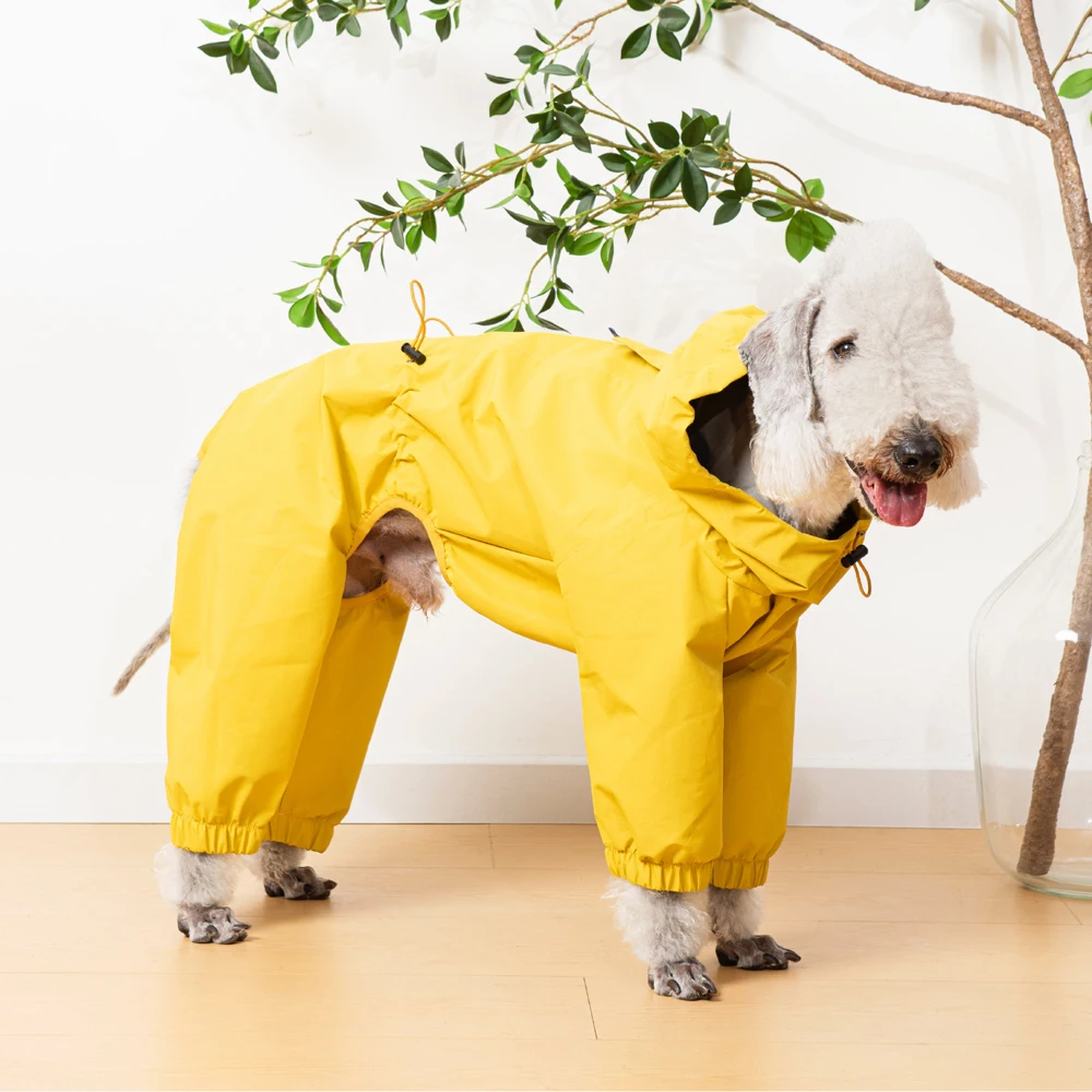 Chubasquero impermeable para perros – Ligero con capucha y cremallera - imagen 3