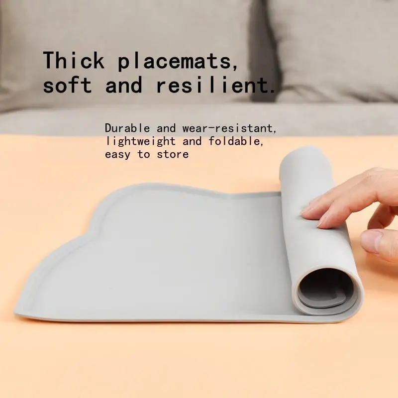 Estera de alimentación de silicona para mascotas, estera de comida para gatos de calidad alimentaria, estera antiadherente impermeable para alimentador de perros y gatos, estera para cuencos de agua, mantel individual para mascotas - imagen 5