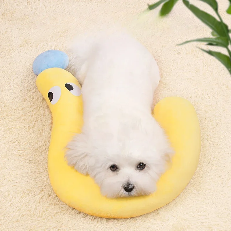 Almohada bonita para perro, almohada pequeña con signo de interrogación para mascota, gato durmiente, 1 ud. - imagen 3