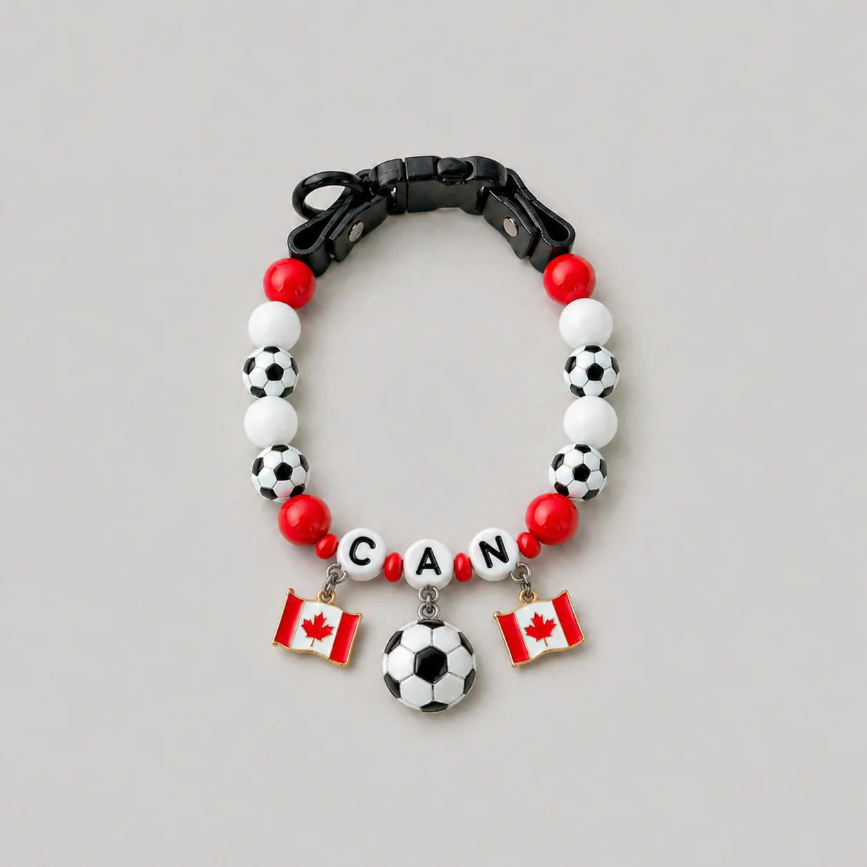 Collar de fútbol para perros y gatos con pulsera a juego - imagen 3