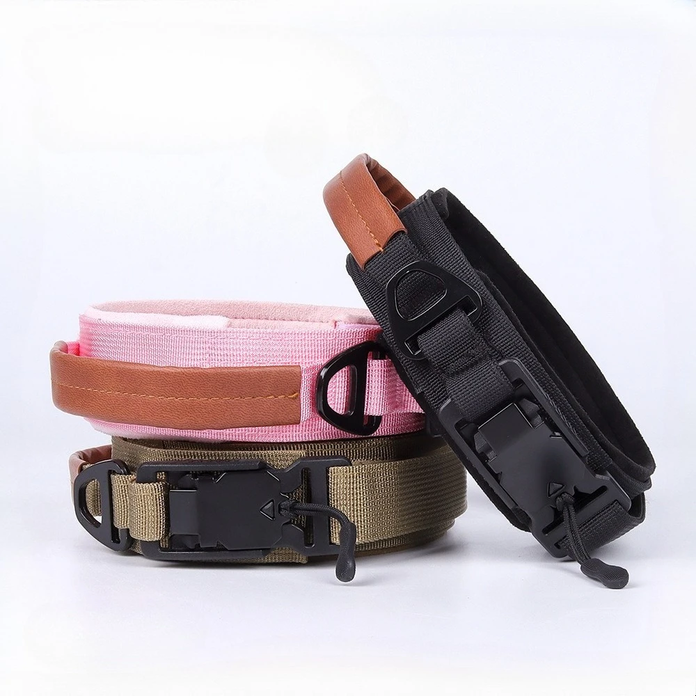 Collar táctico ajustable perro mediano grande – Paseo y entrenamiento - imagen 2