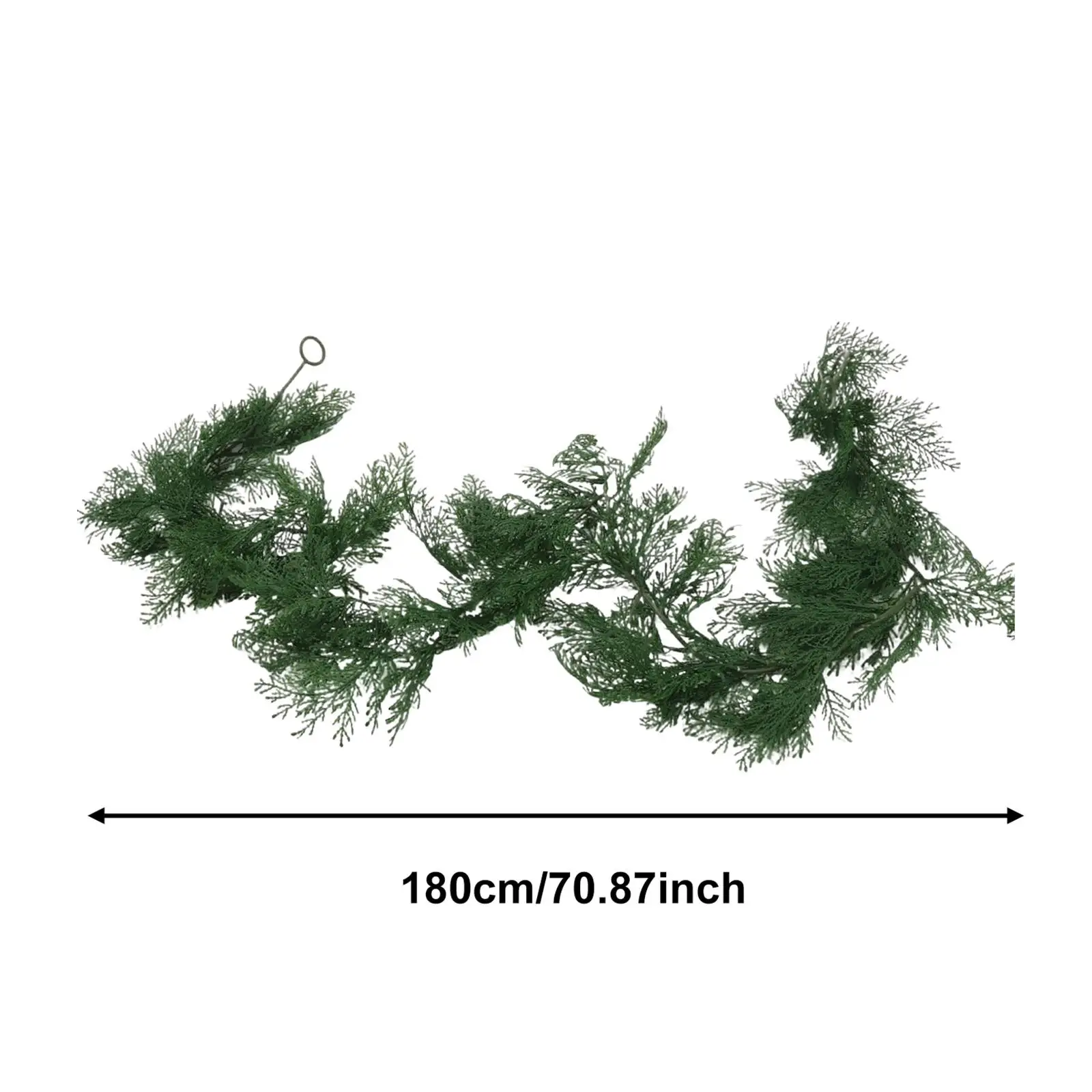 Artificial Pine Garland Xmas Vine Decoration Real Touch 180cm Prop Holiday Decoration for Outdoor Bedroom Stairs Party Mantle Artificial Pine Garland Xmas Vine Decoration Real Touch 180cm Prop Holiday Decoration for Outdoor Bedroom Stairs Party Mantle