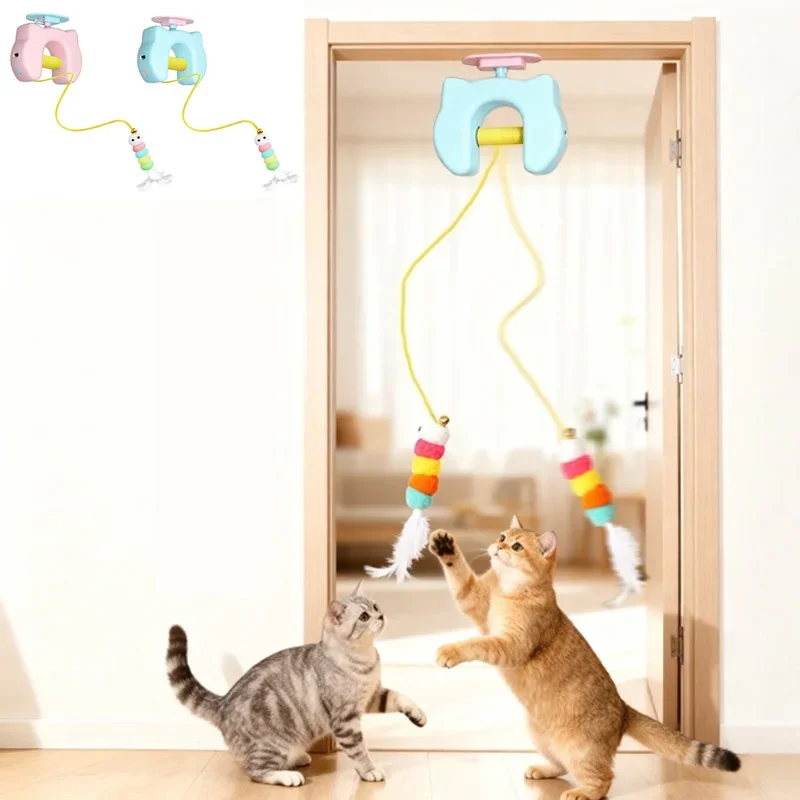 Juguete eléctrico para gatos con cuerda retráctil – Evita el aburrimiento - imagen 4