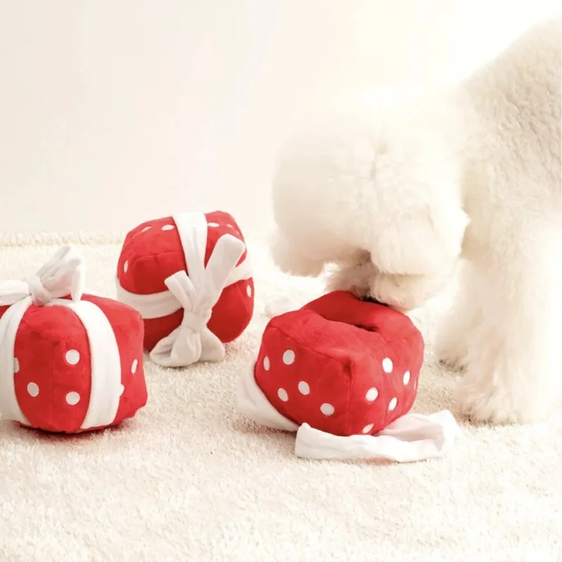 INS-juguete bonito para mascotas, caja de regalo de comida oculta, juguete para olfatear Bb, llamada Vocal interactiva, comida lenta, regalo de cumpleaños, juguetes para perros, suministros para mascotas