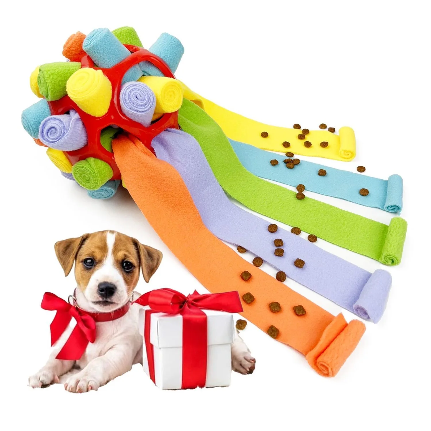 Pelota olfativa para perros – Juguete lento de olfato y limpieza dental - imagen 4