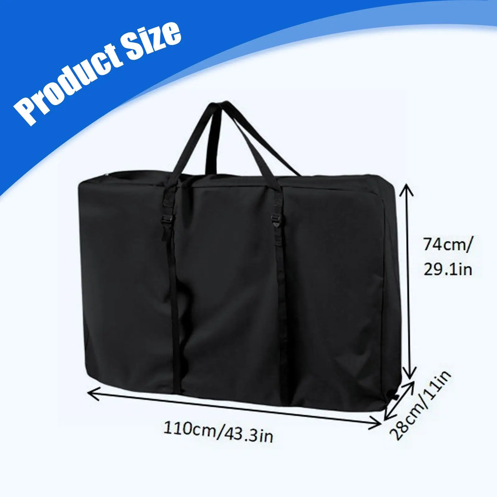 Folding Chair Storage Bag Carry Bag Transport Bag with Zipper Fold up Chair