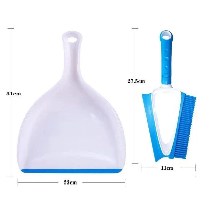 Juego de combinación de eliminación de pelo de mascotas multifuncional, cepillo portátil para gato y perro, recogedor de polvo, escoba de limpieza para mascotas, eliminador de piel - imagen 5