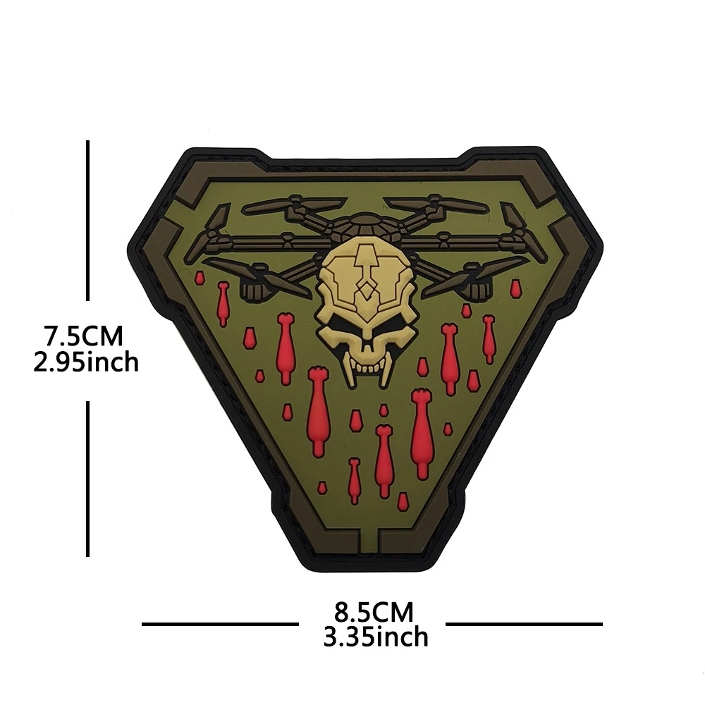 Parche identificativo con diseño skull para collares de perro y gato - imagen 2