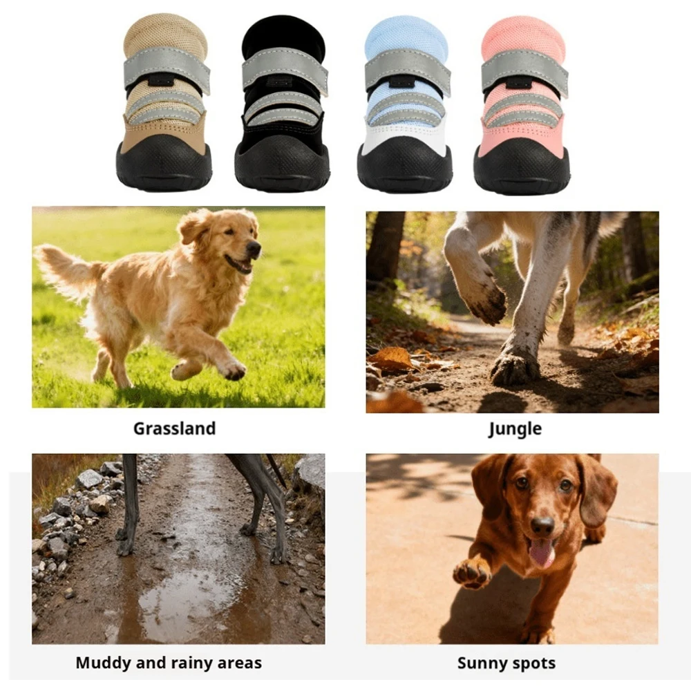 Botas transpirables para perro, suela suave antideslizante y resistente - imagen 5