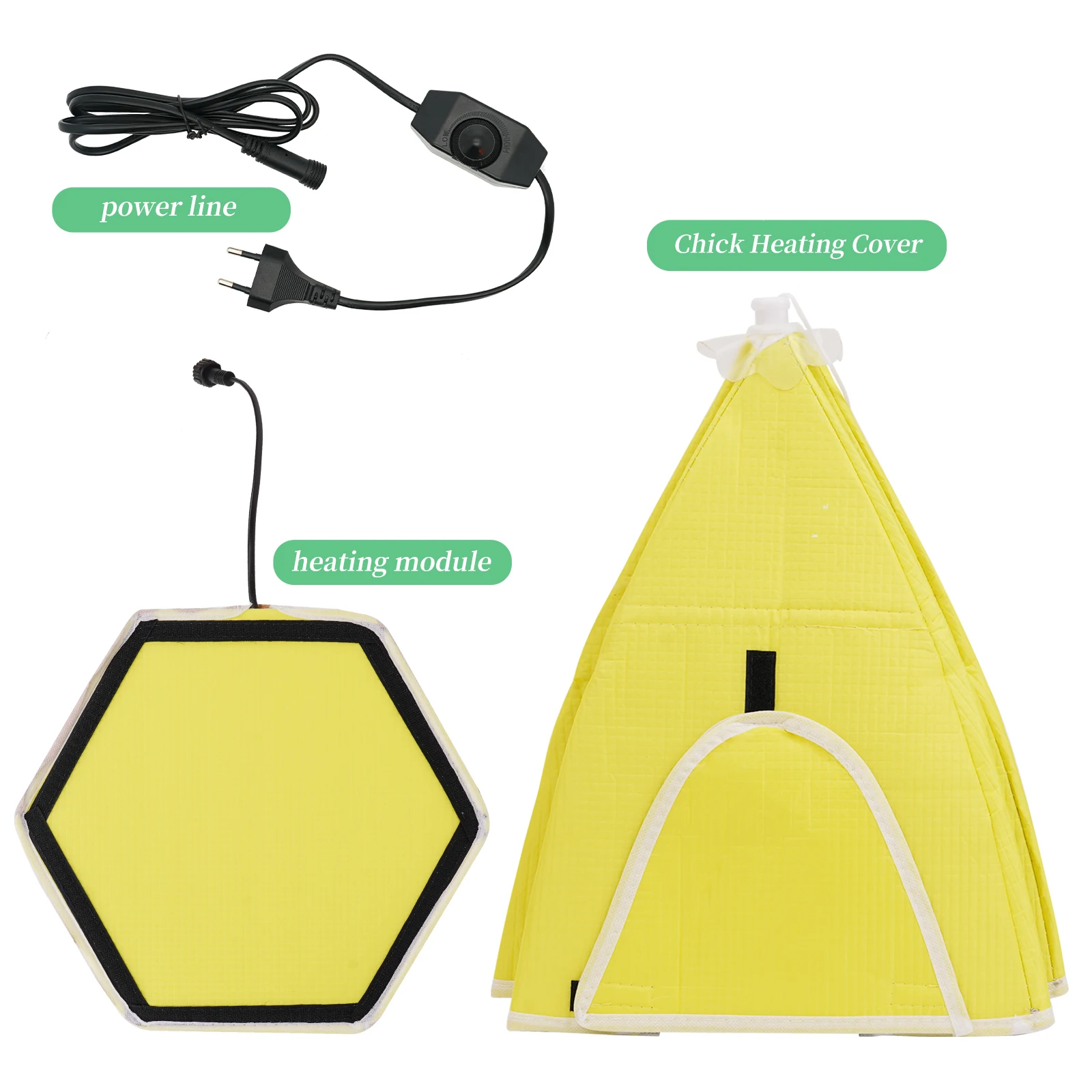 Calefactor eléctrico ajustable para cachorros y gatitos – enchufe EU - imagen 5