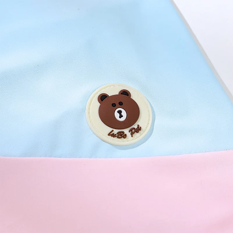 Chaleco de retazos de Color contrastante fino de primavera para mascotas, ropa para perros pequeños, sensación fresca, ropa de protección solar refrescante - imagen 3