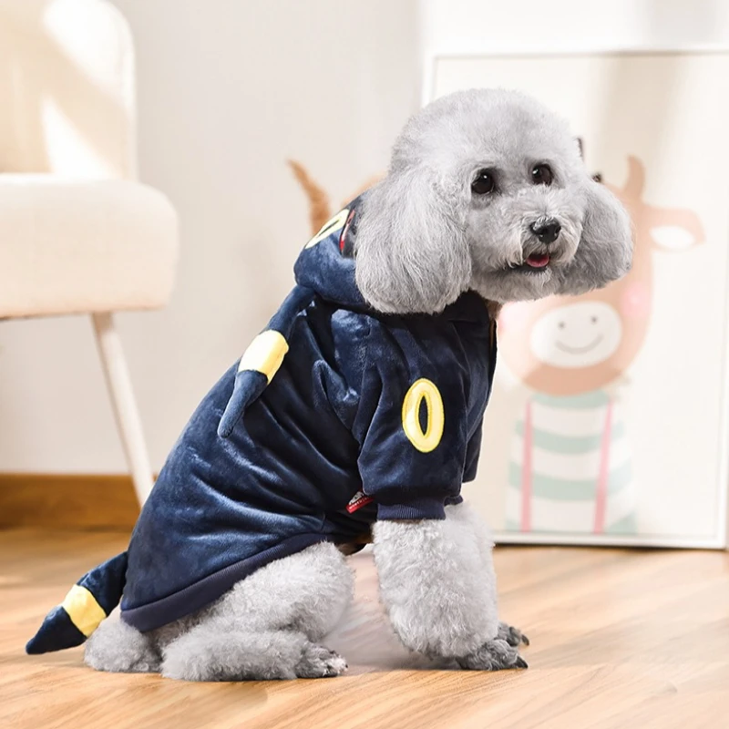 Transformación de mascotas Dibujos animados de Halloween Perros pequeños y medianos Chaqueta de suéter de perro engrosada de lana de invierno - imagen 5