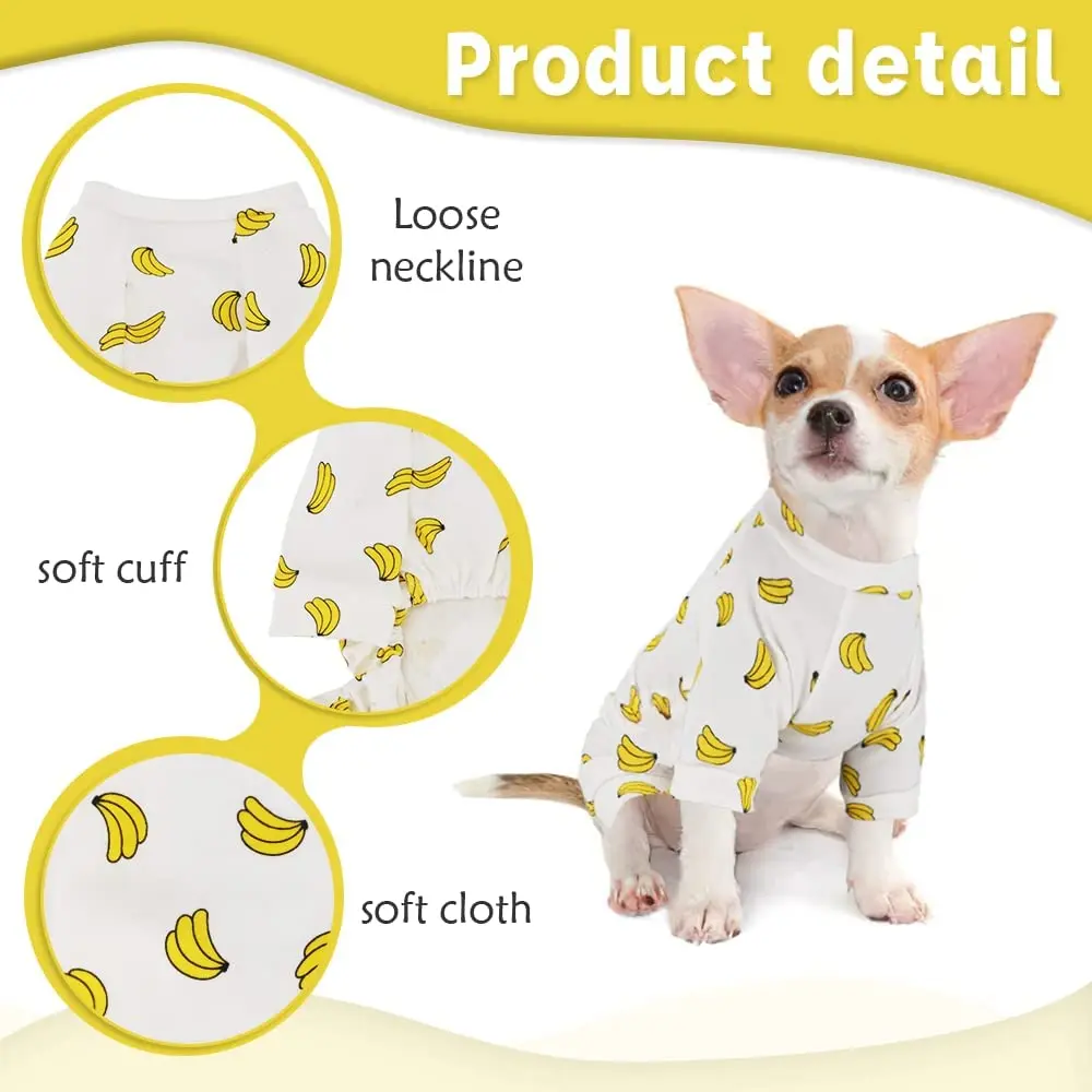 Pijamas Para Perros Love Heart Print Design Primavera Verano Ropa Para Perro Pequeño Chihuahua Yorkie Para Mascotas - imagen 3