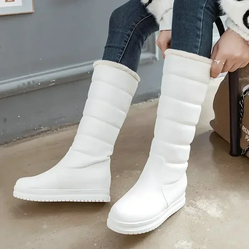 White Calf boots