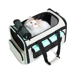 Transportín de viaje blando para gatos y perros Válido en aerolíneas