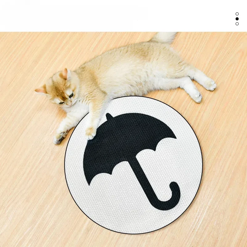 Rascador de gato duradero, tablero de rascado Vertical, corrugado, Poste a la pared - imagen 3