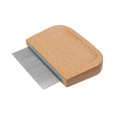 Peine antipulgas de acero inoxidable para perros y gatos