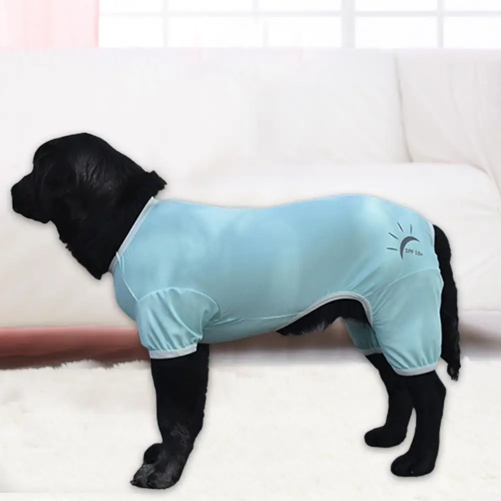 Mono suave para perros, traje de moda absorbente de sudor de secado rápido, ropa UV para mascotas de verano - imagen 2