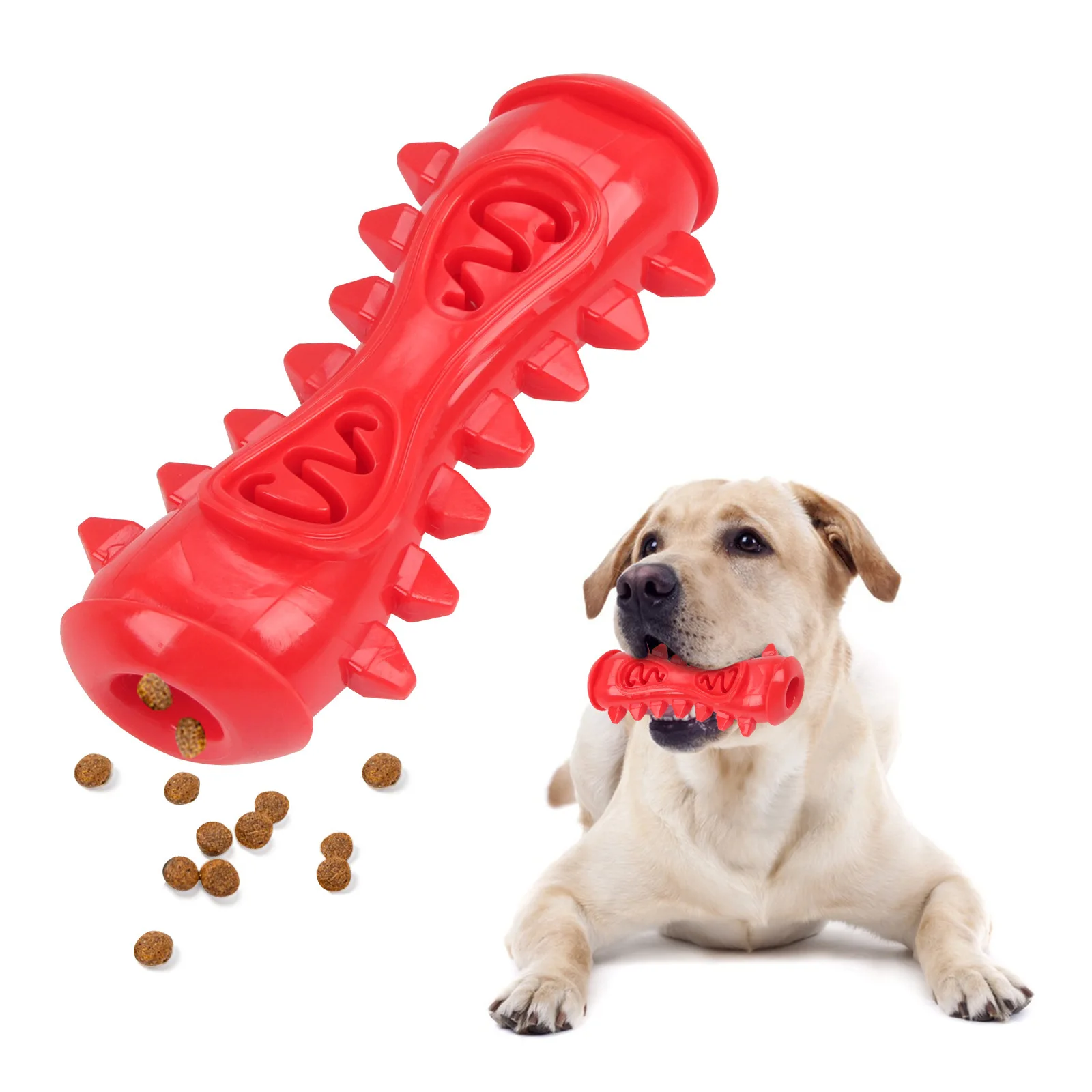 Juguete masticable para perros: limpieza dental y alivio de dentición