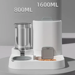 Alimentador para gatos, tazón dispensador de agua para gatos, tazón de comida para perros, alimentador automático de alimentos, suministros para mascotas