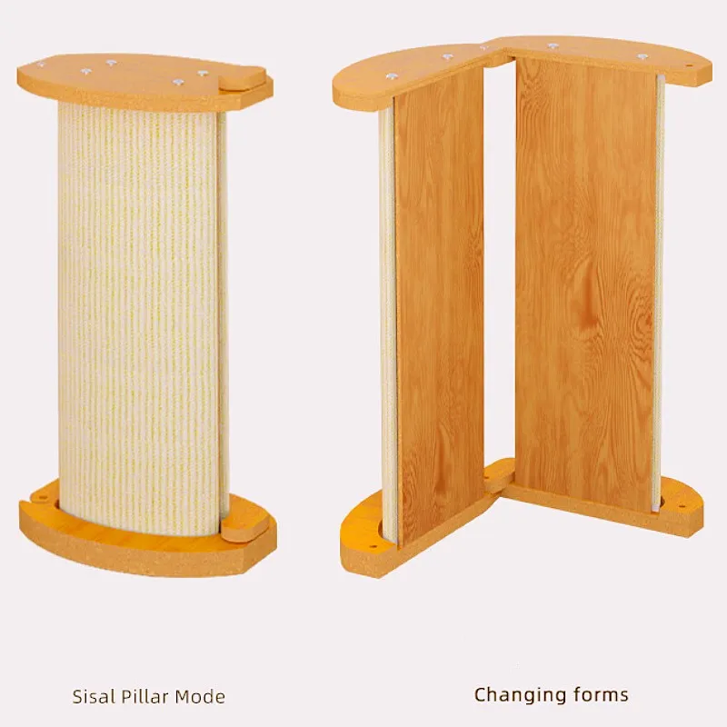 Rascador para gatos, tabla rascadora de madera, columna rascadora para gatos, garras, Protector de sofá, marco de escalada para gatos, productos para mascotas - imagen 5