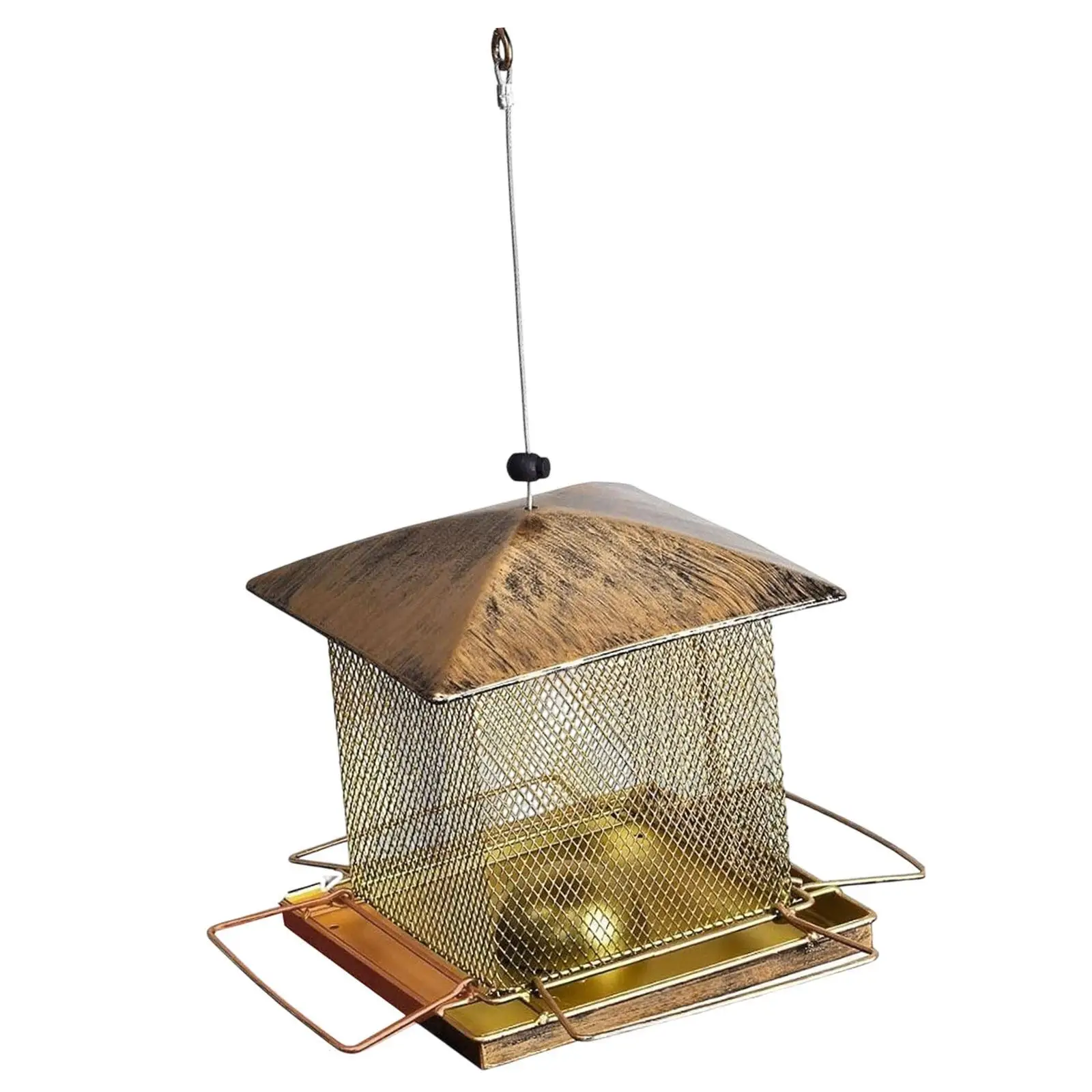 Soporte para comedero de pájaros colgante exterior, comedero para amantes de los pájaros, jardín exterior - imagen 2