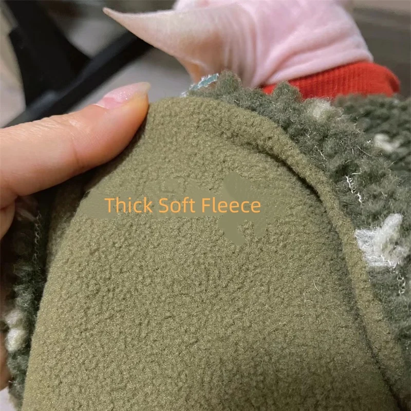 Suéter verde, camiseta interior roja, traje de Navidad para gato sin pelo en invierno, chaqueta polar gruesa cálida para disfraces dulces Devon Rex - imagen 5