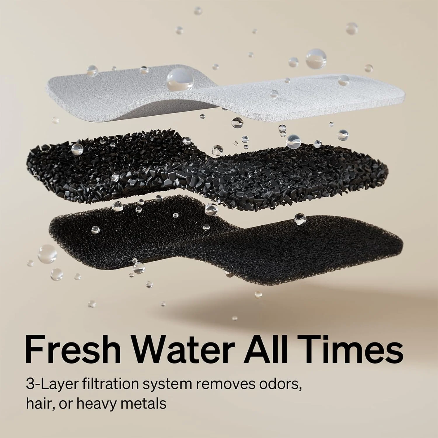 Fuente automática para gatos de acero inoxidable ultrasilenciosa de 2L, fuente con apagado automático, dispensador de agua para mascotas, fuente para gatos y perros - imagen 5