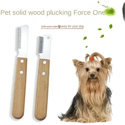 Cepillo peine ergonómico de acero para perros – Desenredante