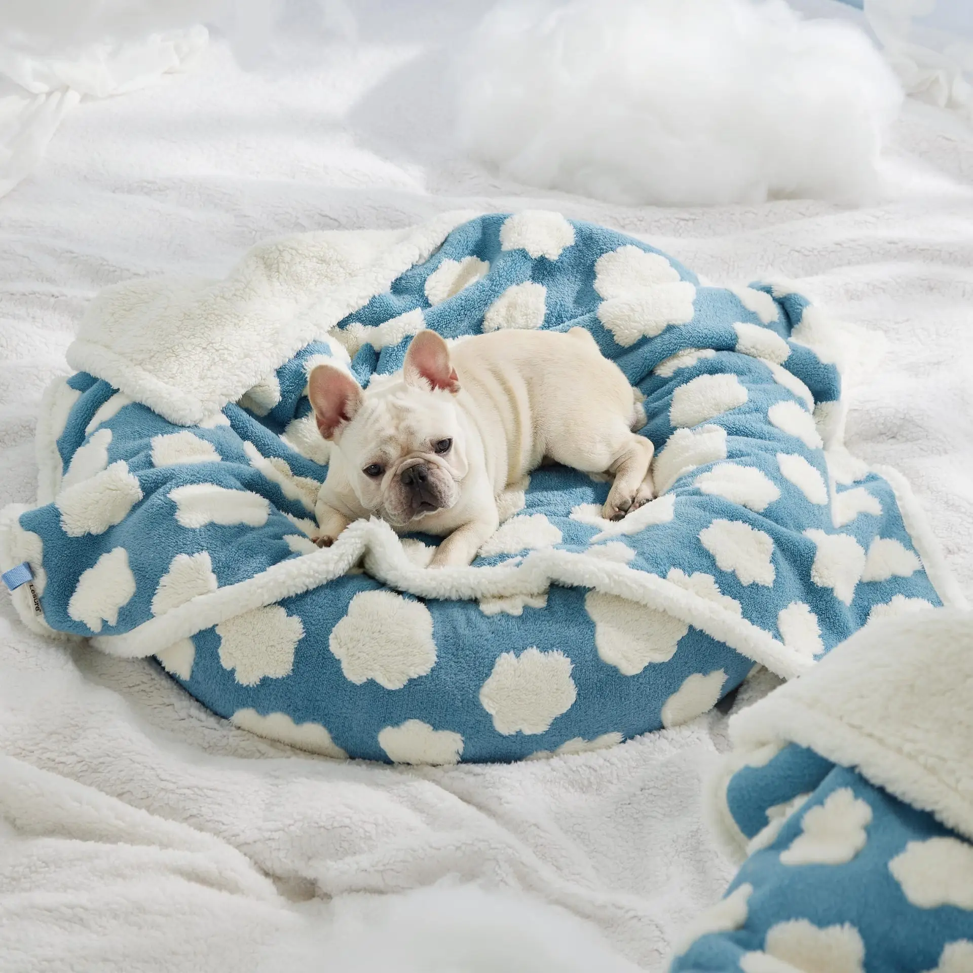 Estera para dormir gruesa a cuadros para perros, manta impermeable cálida para invierno, cama suave y cómoda para mascotas, sofá cama, accesorios para perros - imagen 2