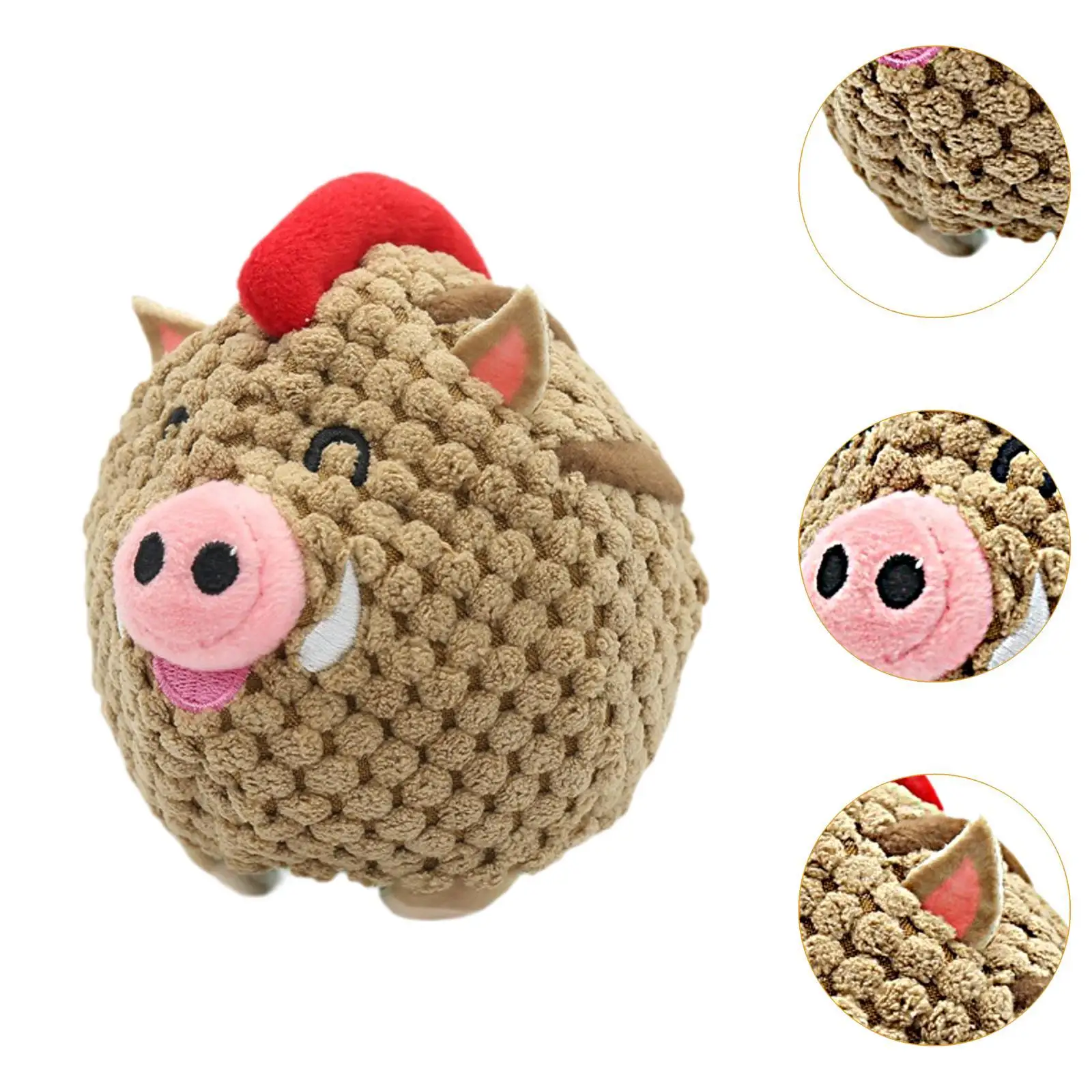 Dog Toy Ball Fetch Toy for Puppy Portable Lightweight Squeak Dog Toy Pet Interactive Fetch Ball for Game Exercise Relaxing