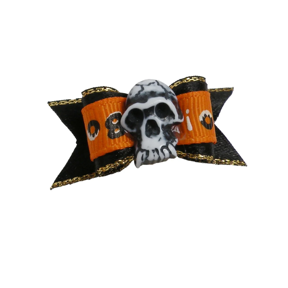 20/50/100 Uds. Lazos para el pelo de perro y gato, bandas de goma, lazos de estilo Halloween, accesorios de aseo para el pelo de mascota con esqueleto, lazos para cachorros, sombreros para gatos - imagen 5