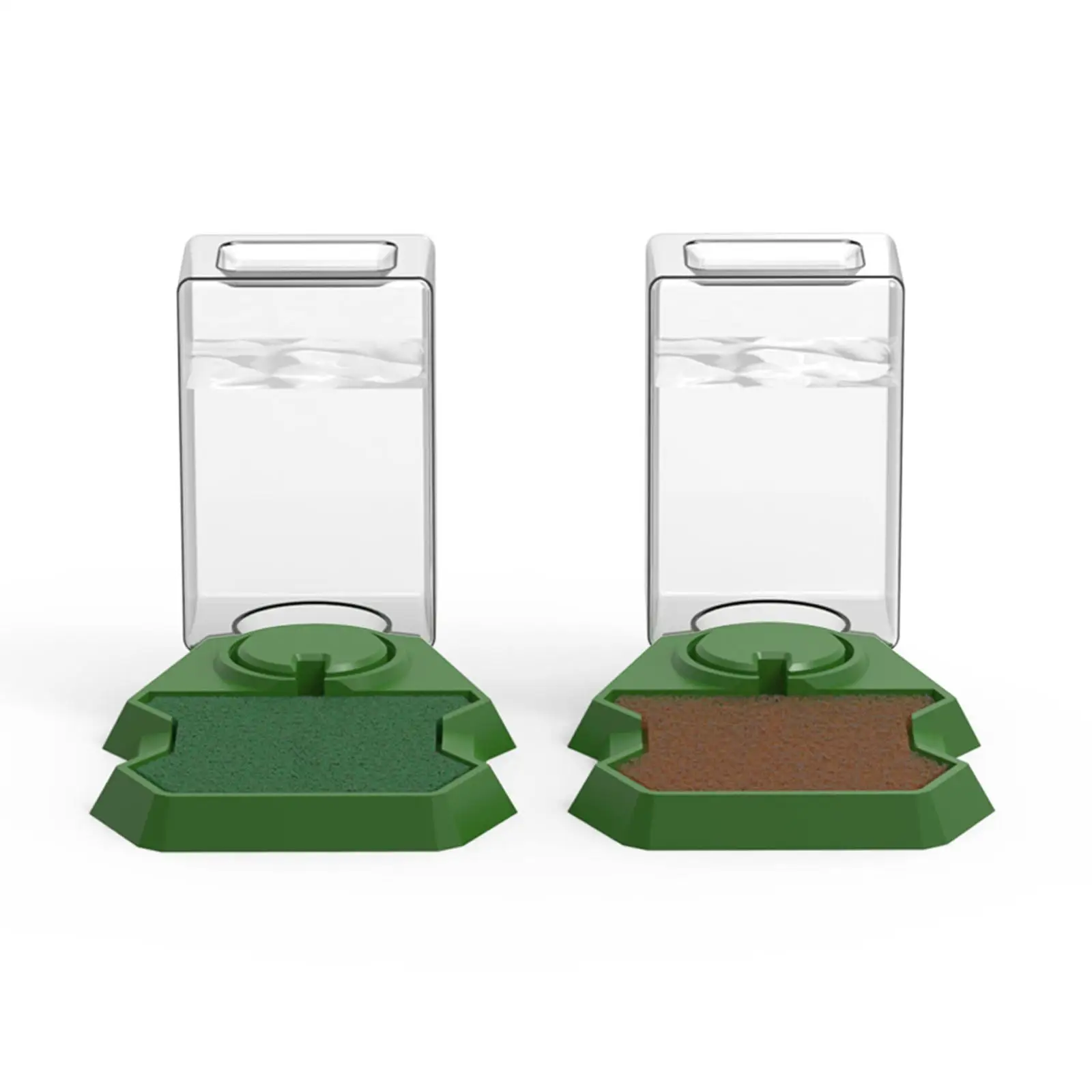 Dispensador de agua para reptiles, botella dispensadora de tortuga, comedero, agua, comida de tortuga y tazón de agua para dragón barbudo Geckos