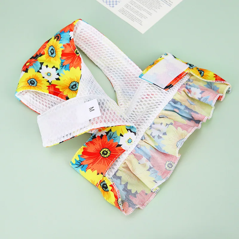 Ropa de moda para perros pequeños, vestido de princesa para primavera y verano, disfraz de peluche para cachorros, Incluye correa para perros, 2022 - imagen 5