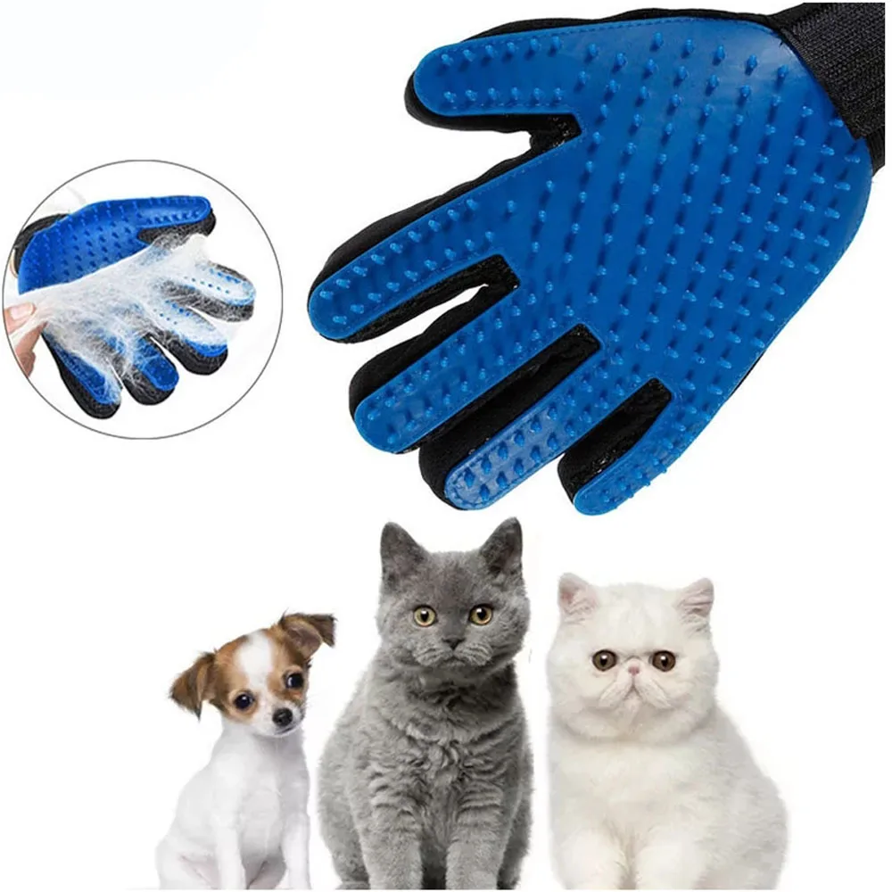 NONOR-guante para perros y gatos, limpieza de peines para mascotas, cuidado, deshedding, cepillo de baño para perros, guantes, limpieza efectiva, cabello de baño - imagen 4