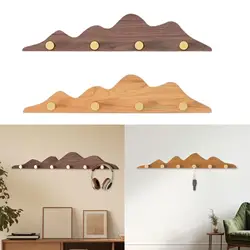 Perchero de montaje en pared para sombreros, organizador de colgador de toallas de baño para batas, sudaderas con capucha, cocina y dormitorio